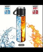 321 ÇELİK TERMOS 500ML 8139 3'LÜ SET - 7