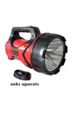 ULTRA GÜÇLÜ UZUN MESAFELİ 18 SAAT ÇALIŞMA 10W LEDLİ PRPJEKTÖR EL FENERİ - 2