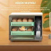 24 Yumurtalık Tam Otomatik Hobi Kuluçka Makinesi | Kabin Tip Model - 1