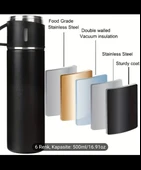 321 ÇELİK TERMOS 500ML 8139 3'LÜ SET - 3