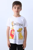 ERKEK ÇOCUK TSHİRT KARAKTER BASKILI BİSİKLET YAKA E36 - 2