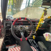 Tempra-Tipo Göbek-35cm Siyah Deri Drifting Momo Spor Direksiyon - 1