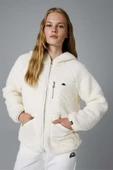 Ellesse Kadın Fermuarlı Kapüşonlu Krem Ceket EF169BG - 3