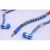 Kablolu Kulak İçi 3.5mm Mp3 Stereo İnci Taşlı Kulaklık - 2