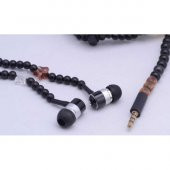Kablolu Kulak İçi 3.5mm Mp3 Stereo İnci Taşlı Kulaklık - 11