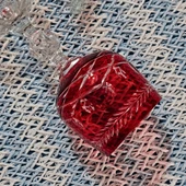 Hybrid  Desen Kırmızı 1 Adet Bardak Kadeh - 3