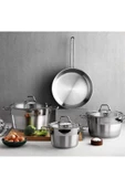 Schafer Vals 7 Parça Çelik Tencere Seti Inox - 1