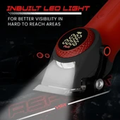 VGR V-001 Profesyonel  Berberler için Karbon Çelik Bıçak Saç Kesme Makinesi 9000RPM, LED Ekran - 3