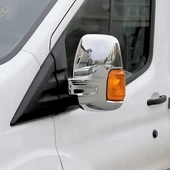 Ford Transit Uyumlu Krom Ayna Kapağı 2 Prç. 2013 Üzeri P.çelik thumbnail 4