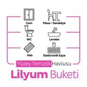 Sleepy Easy Clean Lilyum Buketi Yüzey Temizlik Havlusu 100x5 500 Yaprak - 5