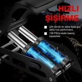 KOBB KB5402D Çift Pistonlu Dokunmatik Dijital Basınç Göstergeli Ayak Pompası + Taşıma Kılıfı - 3