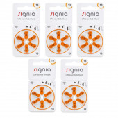 Signia 13 Numara İşitme Cihazı Pili 5 paket (30lu) - 1