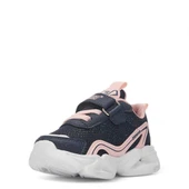 Albishoes Kız Çocuk Bebek Işıklı Yazlık Hafif Rahat Cırtlı Günlük Sneaker Bebe Spor Ayakkabı (22-25) - 2