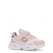 Albishoes Kız Çocuk Bebek Işıklı Yazlık Hafif Rahat Cırtlı Günlük Sneaker Bebe Spor Ayakkabı (22-25) - 1
