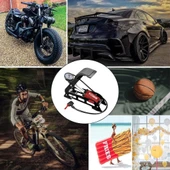 KOBB KB0901 87PSI Analog Basınç Göstergeli Ayak Pompası - 3