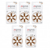 Signia 312 Numara İşitme Cihazı Pili 5 paket (30lu) - 1