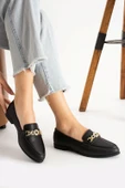 Albishoes Kadın Babet Toka Detaylı Şık Anatomik Günlük Ayakkabı Rahat Taban Günlük İş Ofis Babet - 2