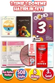 3. Sınıf Tüm Dersler 2.Döneme Hazırlık Seti - 6 Kitap - 508 Sayfa - 1