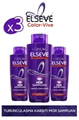 ELSEVE 3'lü Turunculaşma Karşıtı Mor Şampuan 200 Ml Seti - 1