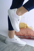Albishoes Kadın Erkek Unisex Kalın Taban Yazlık Fileli Hafif Rahat Esnek Taban Sneaker Spor Ayakkabı - 3