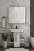Lavabo Altı Raflı Düzenleyici Banyo Dolabı Lavabo Altı Dolap - 2