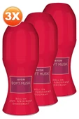 AVON Soft Musk Delice Velvet Berries Kadın Rollon 50 Ml. Üçlü Set - 2