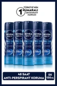 NIVEA Men Erkek Sprey Deodorant Fresh Active 150 Mlx5adet,48 Saat Deodorant Koruması - 1