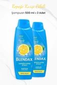 BLENDAX Kepeğe Karşı Limon Özlü Şampuan 500 ml x 2 Adet - 1