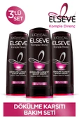 ELSEVE Komple Direnç Dökülme Karşıtı Bakım Kremi 360 ml X 3 Adet - 1