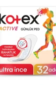 KOTEX Marka: Active Ultra Ince Günlük Ped 32'li Kategori: Hijyenik Ped thumbnail 2