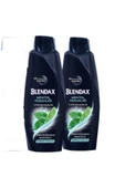 BLENDAX Erkekler Için Mentollü Şampuan 500 Ml X 2 Adet - 1