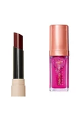 AVON Tinted lip balm renkli dudak balmı plum ve AVON true lip dudak bakım yağı blossom 2 li set - 1