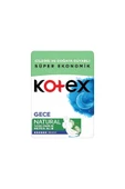 KOTEX Natural Gece Hijyenik Ped 14'lü 6 Adet - 2