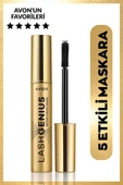 AVON True Lash Genius 5 Etkili Maskara 10 Ml. Brown Black - 2