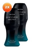 AVON Black Suede Secret Erkek Rollon 50 Ml. İkili Set - 2