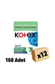 KOTEX Natural Gece Hijyenik Ped 14'lü 12 Adet - 1