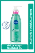 NIVEA Derma Skin Clear Yüz Temizleme Jeli 150 ml + Nivea Derma Skin Clear Tonik 200 ml Set - 3