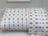 NİVEMESHOME DÖRTGEN MODEL DESENLİ 2 Lİ YASTIK KILIFI KAPAKLI 50X70 - 1