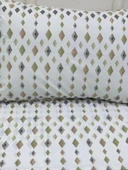 NİVEMESHOME DÖRTGEN MODEL DESENLİ 2 Lİ YASTIK KILIFI KAPAKLI 50X70 - 2