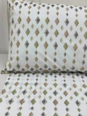 NİVEMESHOME DÖRTGEN MODEL DESENLİ 2 Lİ YASTIK KILIFI KAPAKLI 50X70 - 3