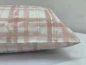 NİVEMESHOME PEMBE EKOSE DESEN 2 Lİ YASTIK KILIFI KAPAKLI 50X70 - 2