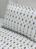 NİVEMESHOME DÖRTGEN MODEL DESENLİ 2 Lİ YASTIK KILIFI KAPAKLI 50X70 - 4