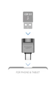 PMR Type-C to USB 3.0 OTG Adaptör – Hızlı Veri Aktarımı ve Şarj Desteği - 3