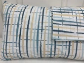 NİVEMESHOME BOYA DESENLİ 2 Lİ YASTIK KILIFI KAPAKLI 50X70 - 2