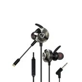 Hytech HY-GK4 3,5 Oyuncu Esnek Mikrofonlu Kamuflaj Kulakiçi Kulaklık thumbnail 1