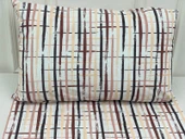 NİVEMESHOME BOYA DESENLİ 2 Lİ YASTIK KILIFI KAPAKLI 50X70 - 1