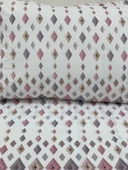 NİVEMESHOME DÖRTGEN MODEL DESENLİ 2 Lİ YASTIK KILIFI KAPAKLI 50X70 - 4