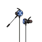 Hytech HY-GK3 3,5 Oyuncu Esnek Mikrofonlu Mavi Kulakiçi Kulaklık thumbnail 1