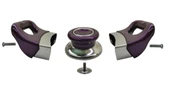 Tencere Tava Sahan Kulp ve Kapak Kulpu Yasemin Mor 2 Set - 3