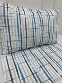 NİVEMESHOME BOYA DESENLİ 2 Lİ YASTIK KILIFI KAPAKLI 50X70 - 1